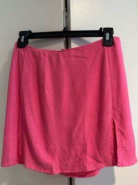 Sunday Best "Sun-deh" Pink A-Line Skirt from Aritzia